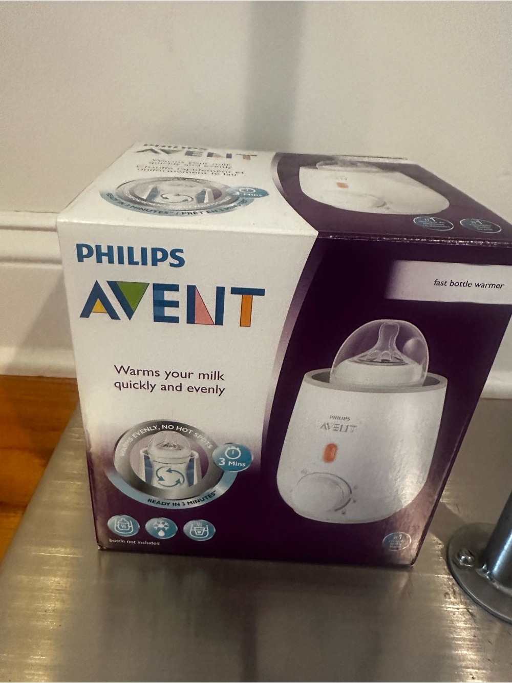 Philips Avent Fast Baby Bottle Warmer Smart Temperature Control – Defrost & Warm